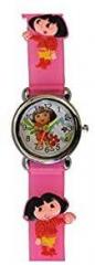 PRIMESHOP Dora Pink Analogue Unisex Kid's Watch Random Colours