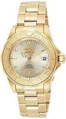 Pro Diver Unisex Wrist Watch Stainless Steel Automatic Champagne Dial 9010