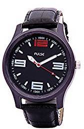 Pulse Analog Black Dial Men's Watch PL0307