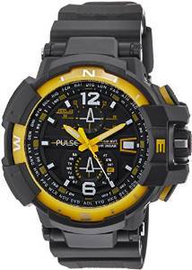 Pulse Analog Black Dial Men's Watch PL0501