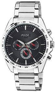 Pulse Analog Black Dial Men's Watch PL0846