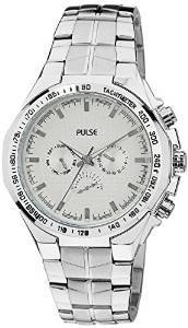 Pulse Analog Silver Dial Men's Watch PL0805