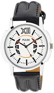 Pulse Analog White Dial Men's Watch PL0302