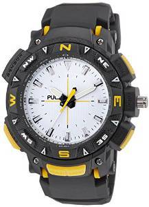 Pulse Analog White Dial Men's Watch PL0513
