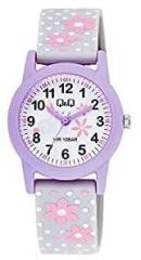 Q&Q Kids Collection 2022 Analog Multicolor Dial Unisex Watch V22A 004VY