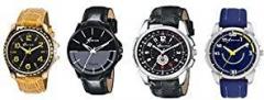Rich Club Analogue Men's Watch Pack of 2 Multicolored Dial & Strap