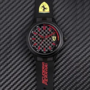 Scuderia Ferrari Analog Black Dial Men's Watch 0830643
