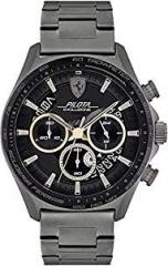 Scuderia Ferrari Pilota Evo Analog Black Dial Men's Watch 0830824