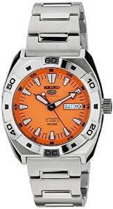 Seiko 5 Sports Analog Orange Dial Men's Watch SRP283K1