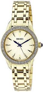 Seiko Analog White Dial Women's Watch SRZ386P1