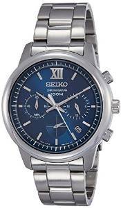 Seiko Blue Dial Men's Chronograph Watch SSB137P1