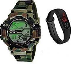 SELLORIA 2021 Army Shockproof Waterproof Digital Sports Watch for Men's Kids Sports Watch for Boys Military Army Watch for Men