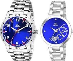 Septem Exclusive Heart Designed Limited Edition and Wo Analog Wrist Watch for Unisex