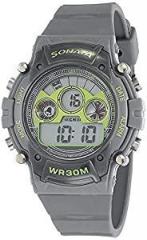 SF Economy Digital Grey Round Dial Men's Casual Watch NM77006PP02