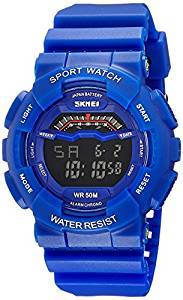 Skmei Digital Blue Dial Unisex Watch 1012BLBL