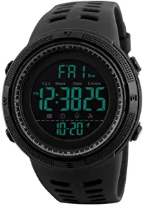 SKMEI Digital Men's Watch Black Dial, Black Colored Strap
