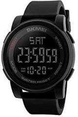 SKMEI Simple Digital Men s Military Watches Waterproof Electronic LED Double Time Black Wristwatch Sport