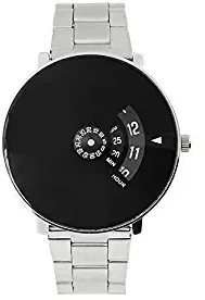 Skylofts Black Dial Centre Rotating Men Watches & Women Watches Unisex Wrist Watch