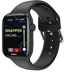 SnapUp SnapUp Connect Bluetooth Calling Smartwatch with Snap Sync, 1.75 LCD 2.0D Curved Display, Health Tracker, Smart Notifications, Custom Smart Watch Faces Black