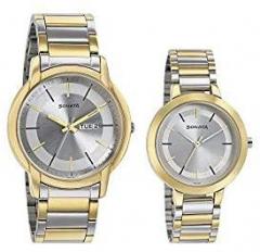 Sonat Pairs Analog Silver Dial Unisex's Watch 770318141BM01