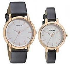 Sonat Pairs Analog Silver Dial Unisex's Watch 770318141WL02
