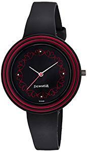 Sonata Analog Black Dial Women's Watch 8995PP03