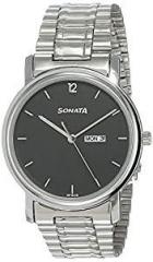 Sonata Analog Black Small Dial Men's Watch NL1013SM04 / NL1013SM04