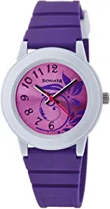 Analog Purple Dial Women's Watch NJ8992PP03C