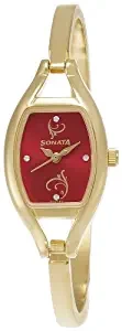 Analog Red Dial Women's Watch NL8114YM01
