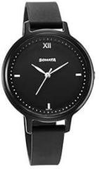 Sonata Black Dial Analog Watch for Women 87049PP10W