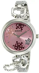 Charmed Analog Pink Dial Girls Watch NL8147SM01