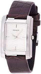 Sonata Classic Analog White Dial Men's Watch ND7953SL01J