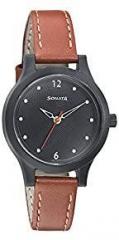 Sonata Essentials Analog Black Dial Women's Watch 87030PL04 / 87030PL04