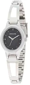 Sonata Everyday Analog Black Dial Women's Watch NL8085SM01