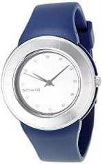 Sonata Fashion Fibre Analog Silver Dial Women's Watch NM8991PP04W / NL8991PP04W