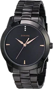 Sonata Formal Analog Black Dial Men's Watch NM7924NM01/NN7924NM01