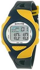 Sonata Men's SF Super Fibre Digital Grey Dial Watch NM87011PP04A/NN87011PP04