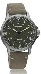 Sonata Poze Quartz Analog Grey Dial Leather Strap Watch for Men SP70011QL01W