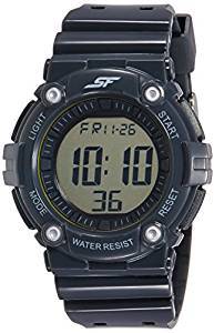 Sonata SF Grey Strap Digital Grey Dial Watch for Men 77042PP02