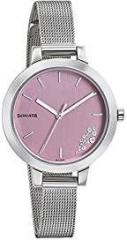 Sonata Silver Linings Analog Pink Dial Women's Watch 8141SM12/NN8141SM12