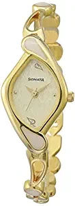 Sona Sitara Analog White Dial Women's Watch NL8073YM01