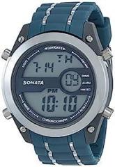 Sonata Superfibre Digital Grey Dial Men's Watch NM77034PP03 / NL77034PP03/NP77034PP03