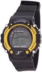 Sonata Superfibre Digital Grey Dial Men's Watch NM7982PP01 / NL7982PP01