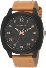 Sonata Volt+ Analog Black Dial Men's Watch NM77086PL01 / NL77086PL01