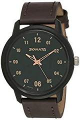 Sonata Volt+ Analog Green Dial Men's Watch NM77085PL02/NN77085PL02W