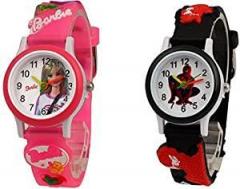 SS Digital Unisex Watch Multicolour Dial Red Colored Strap