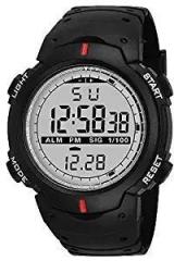 SS Traders Casual Digital Watch Black Dial Boys Men's Rubber Best HD Display Unisex Adults 9 15 Years Alarm