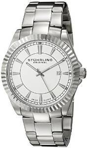 Stuhrling Original Analog Silver Dial Men's Watch 408G.33112