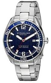 Stuhrling Original Aquadiver Analog Blue Dial Men's Watch 515.03