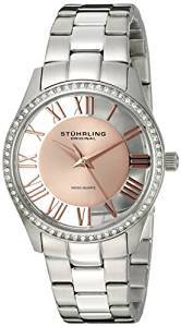 Stuhrling Original Classic Ciara Analog Pink Dial Women's Watch 750L.05
